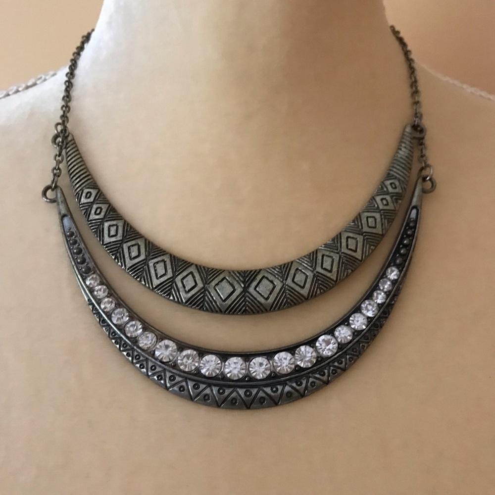 Vintage Claire’s Double Bib Necklace